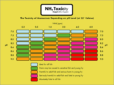 Ph Ammonia Toxicity Chart